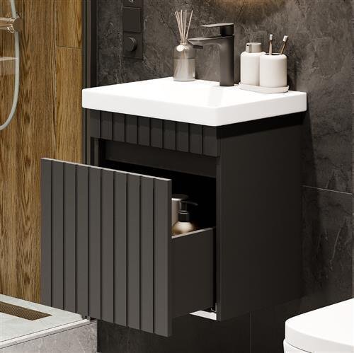 Cosmia bathroom furniture set with drawer, various colours