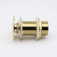 Drain assembly without overflow - gold brush (brass)