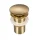 Drain assembly without overflow - gold brush (brass)