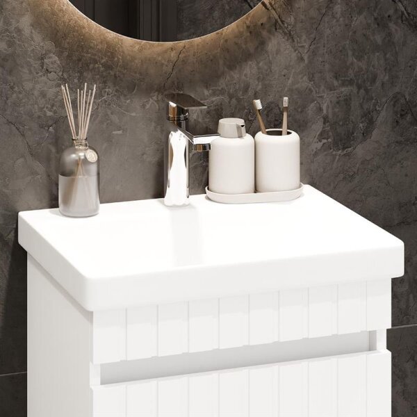 Cosmia bathroom furniture set with door, various colours