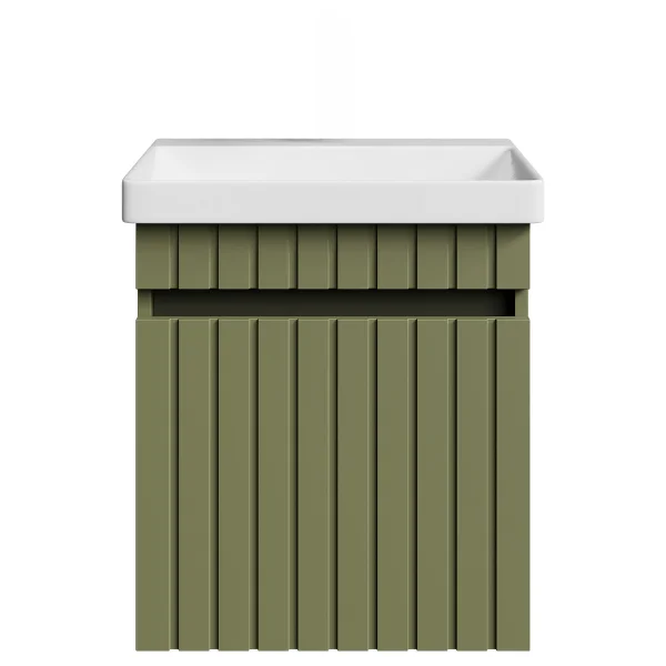 COSMIA Waschtisch 50 cm mit Tür Mintgrün matt