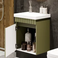 COSMIA 50 cm Vanity with Door, Matte Mint Green