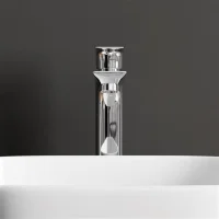Grifo monomando para lavabo – cromado, 17 cm de altura