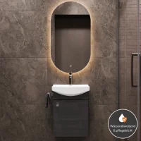 Bathroom furniture set with mirror 45cm (anthracite)