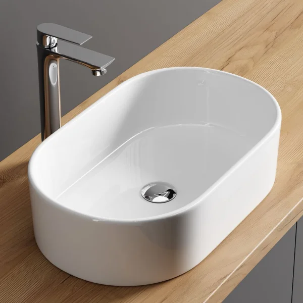 Lavabo sobre encimera de 55 cm en varios colores
