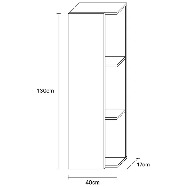 Mobile sottolavabo Astra 60 cm in rovere dorato / antracite con lavabo da appoggio nero, specchio (con LED) e mobile laterale in rovere dorato / antracite