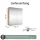 Spiegelschrank Merkur, gold eiche, 60 cm, mit LED-Leuchte in chrom