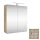 Spiegelschrank Merkur, gold eiche, 60 cm, mit LED-Leuchte in chrom
