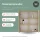 Spiegelschrank Merkur, gold eiche, 60 cm, mit LED-Leuchte in chrom