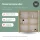 Armoire de toilette Merkur, chêne doré, 60 cm, avec éclairage LED noir