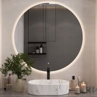 Spiegel NOVA rund 100 cm mit LED Beleuchtung