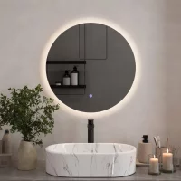 Spiegel NOVA rund 60 cm mit LED Beleuchtung