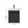 COSMIA 50 cm Vanity with Drawer in Matte Anthracite with LED Mirror + Faucet in Matte Black