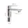 COSMIA 50 cm Vanity with Drawer, Matte White, with Chrome Faucet