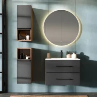 Conjunto de muebles de baño LUX de 4 piezas, 70...