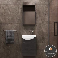 Set di mobili da bagno con mobile lavabo, lavabo e...