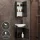 Bathroom furniture set with vanity unit, including sink and 40-cm mirror cabinet, anthracite