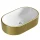 Lavabo sobre encimera de 55 cm, dorado