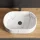 Lavabo sobre encimera de 55 cm, blanco mármol