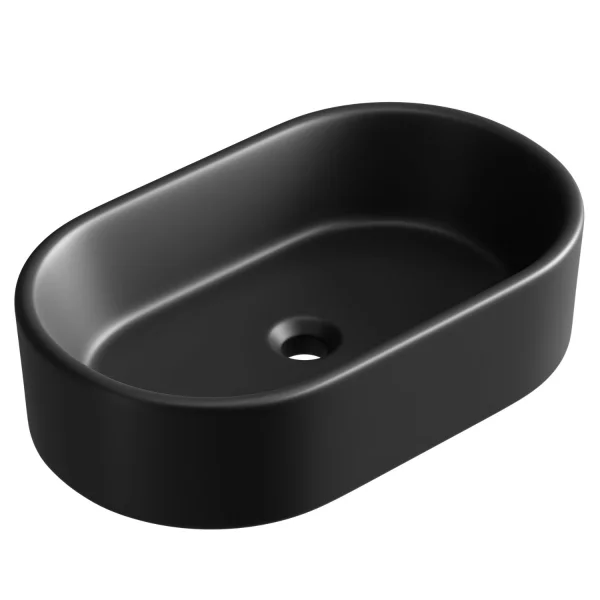 Aufsatzwaschbecken 55 cm schwarz