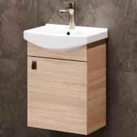 Mobile sottolavabo da 45 cm in rovere Sonoma