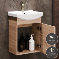 Waschtischunterschrank 45cm Sonoma Eiche