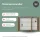 ARIA 100 cm Mirror Cabinet in Gold Oak with Black Light and 230V Outlet Box