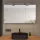 Spiegelschrank ARIA 120 cm gold eiche mit Leuchte schwarz und Steckdosenbox 230V