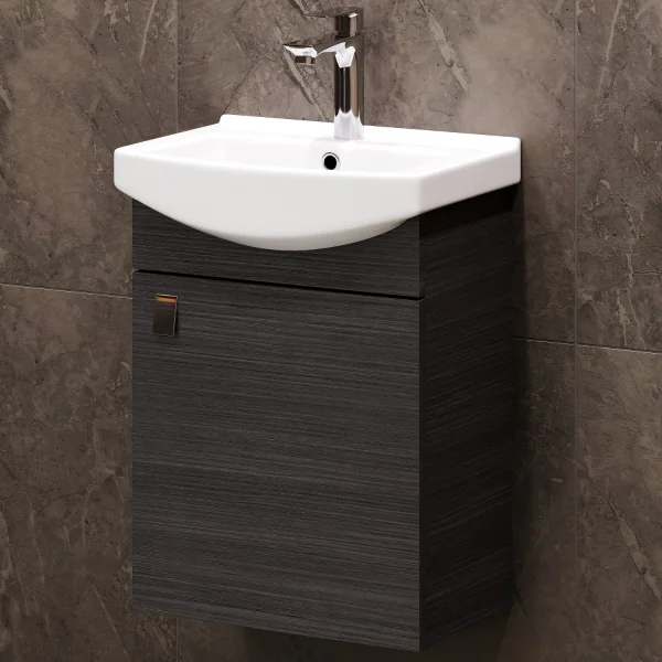 Waschtischunterschrank 45cm Anthrazit