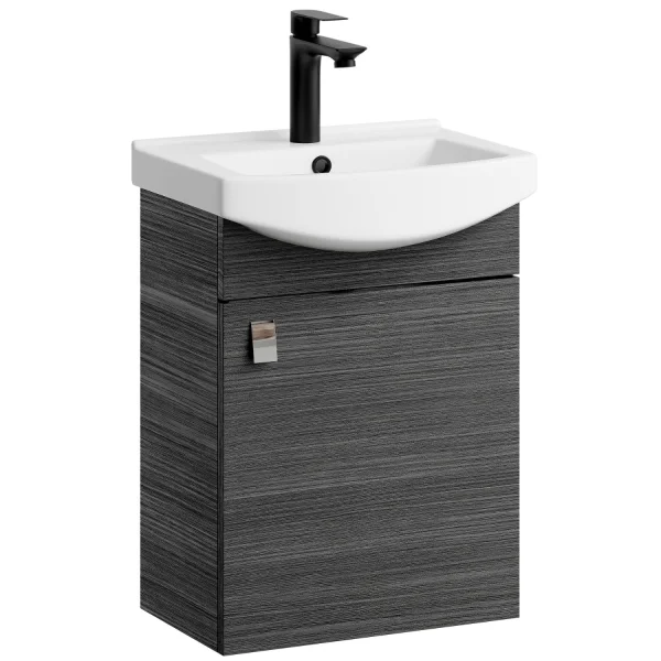 Waschtischunterschrank 45cm Anthrazit