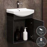 Waschtischunterschrank 45cm Anthrazit