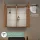 Spiegelschrank ARIA 70 cm gold eiche mit Leuchte schwarz und Steckdosenbox 230V