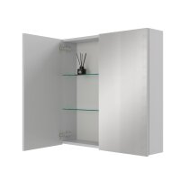 Spiegelschrank ARIA 70 cm weiß grau ohne Leuchte...