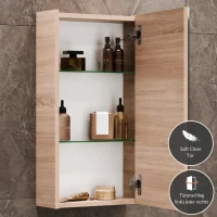 Spiegelschrank 40cm (Sonoma Eiche)