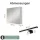 Spiegelschrank ARIA 80 cm weiß grau mit Leuchte schwarz und Steckdosenbox 230V