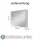 Armadietto a specchio ARIA 90 cm bianco-grigio, senza illuminazione e senza scatola prese