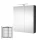 Spiegelschrank mit LED Beleuchtung 60cm (anthrazit)
