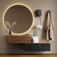 Flur Möbel Garderobe 2x Hängeschrank 100 cm...