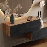 Flur Möbel Garderobe 2x Hängeschrank 100 cm...