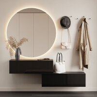 Flur Möbel Garderobe 2x Hängeschrank 100 cm...