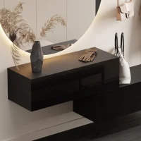 Muebles de pasillo: guardarropa con 2 armarios colgantes...