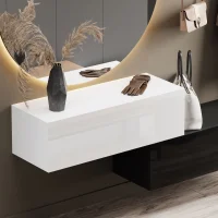 Muebles de pasillo: armario de entrada con 2 armarios...