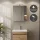 Armoire de toilette avec éclairage LED, 60 cm (chêne Sonoma)
