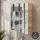 Armoire de toilette avec éclairage LED, 60 cm (chêne Sonoma)