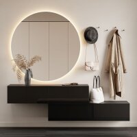 Flur M&ouml;bel Garderobe 2x H&auml;ngeschrank 140 cm...