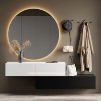 Flur Möbel Garderobe 2x Hängeschrank 140 cm...