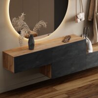 Flur Möbel Garderobe 2x Hängeschrank 160 cm...