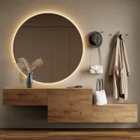 Meubles dentrée : penderie composée de 2...
