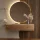 Hallway Furniture: 1x 140 cm Wall Cabinet in Gold Oak with a 100 cm Nova Mirror