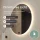 Hallway Furniture: 1x 140 cm Black Wall Cabinet with 100 cm Nova Mirror
